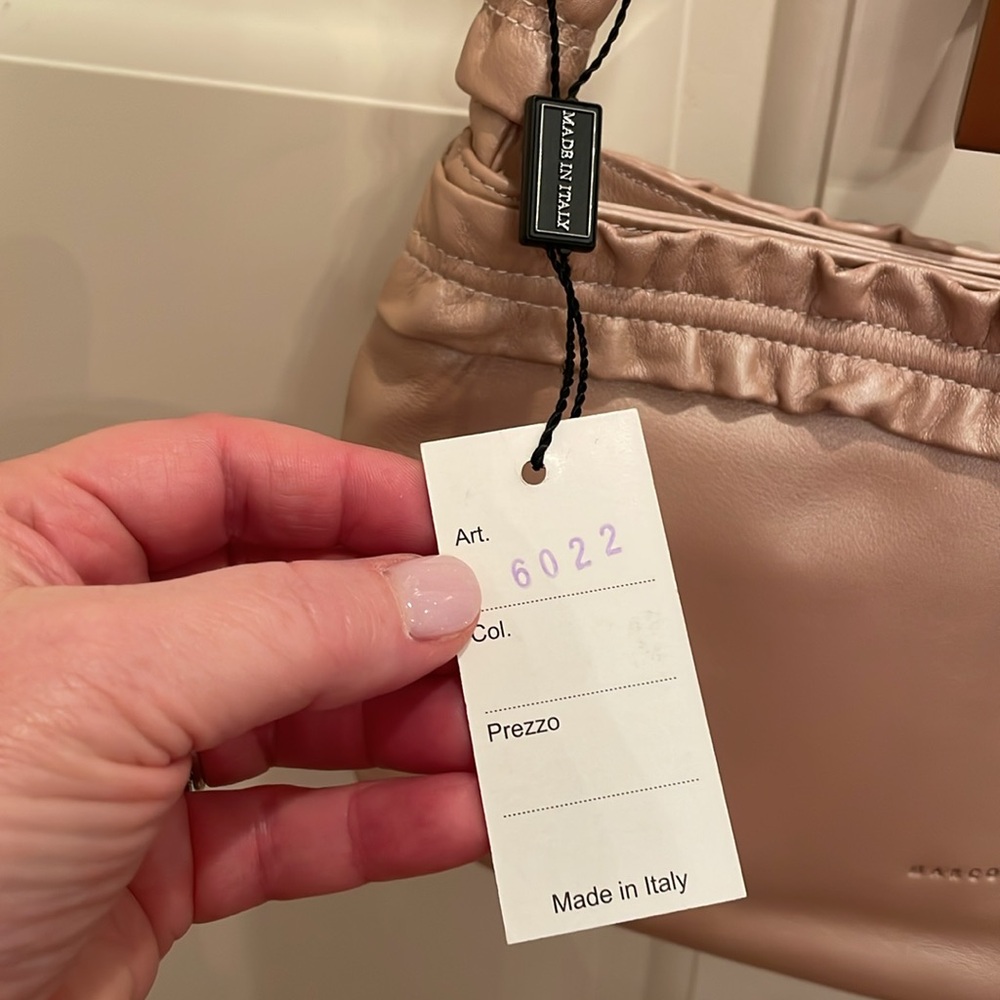 Marco Buggiani NEW rose gold leather bag - Picture 2 of 5